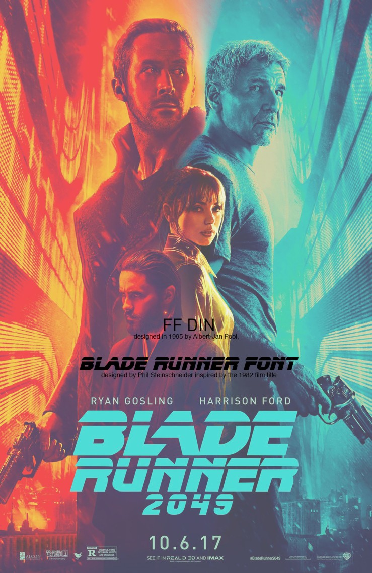 Blade Runner Poster Font